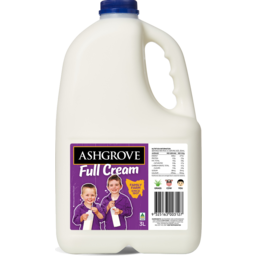 Photo of Ashgrove Milk Full Cream 3L