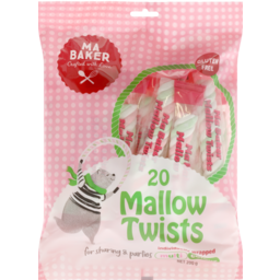 Photo of Ma Baker Share Pack Marshmallow Twists 200g