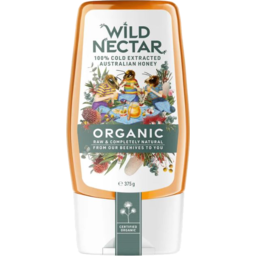 Photo of Wild Nectar Organic Australian Honey Squeeze 375g