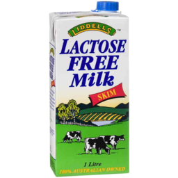 Photo of Liddells Lactose Free Skim Milk 1l