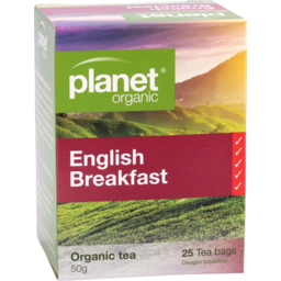 Photo of Planet Organic Tea English Breakfast 25s