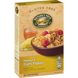 Photo of Nature's Path Organic Honey'd Corn Flakes Cereal Gluten Free 