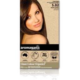 Photo of Aromaganic Org Hair Colour 5.02 Light Brown Coffee