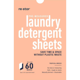 Photo of Restore Detergent Sheets Tropical