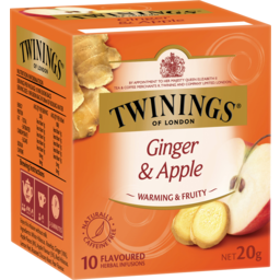 Photo of Twinings Ginger & Apple Infusion 10 Pack 20g
