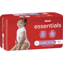 Photo of Huggies Essentials Nappies Toddler Size 4 46s 