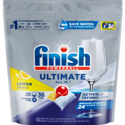 Photo of Finish Ultimate All In One Auto Dishwash Tablets Lemon 36