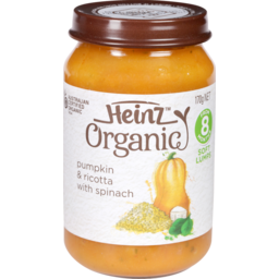 Photo of Heinz Organic Babyfood Pumpkin Ricotta Spinach