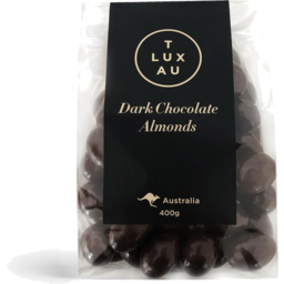 Photo of Tluxau Dark Choc Almonds 400gm