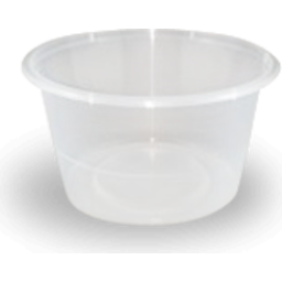 Photo of Party 10oz Round Container with Lid 30pcs