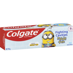 Photo of Colgate Kids Minions Toothpaste 6+ Years Mild Mint Gel 90g