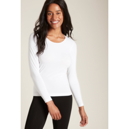 Photo of BOODY BAMBOO Womens Long Sleeve Top White M