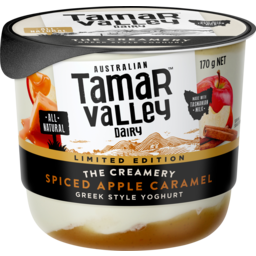 Photo of T/Valley Apple Caramel Yoghurt 170gm