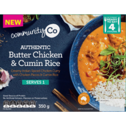 Photo of Community Co. Authentic Butter Chicken Cumin Rice 350g