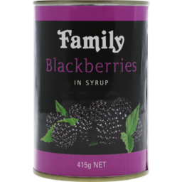 Photo of Family Blackberries In Syrup 415g