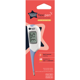 Photo of Tommee Tippee Flexipen Thermometer For Underarm Or Under Tongue, Fast And Accurate 8 Second Readings, Flexible Tip And Memory Function, 0m+