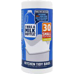 Photo of I Was A Milk Bottle Small Kitchen Tidy Bag 30 Pack