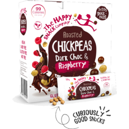 Photo of Happy Snack Chick Peas Dark Chocolate & Raspberry 100g