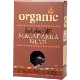Photo of Organic Times Chocolate Macadamia Nuts (Dark)