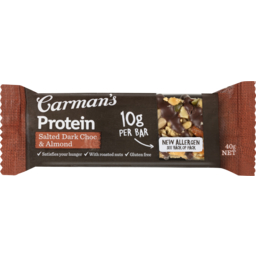 Photo of Carman’S Protein Bar Salted Dark Choc & Almond