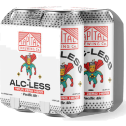 Photo of Capital Brewing Alc-Less Pacific Ale Can 375ml 4pk