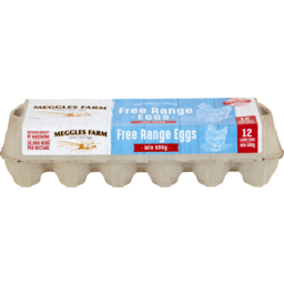 Photo of Meggles Free Frange Large Eggs 12 Pack