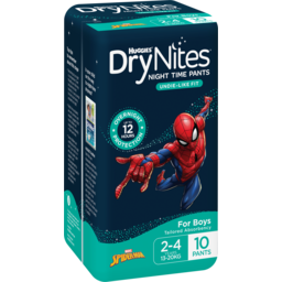 Photo of Huggies Drynites Night Time Pants For Boys 2-4 Years (13-20kg) 10 Pack 
