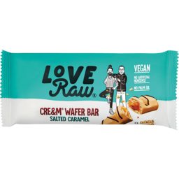 Photo of Love Raw Salted Caramel Cre&M Wafer Bar
