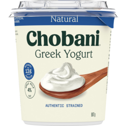 Photo of Chobani Plain Whole Milk Greek Yogurt 907g