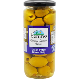 Photo of Benino Green Pitted Olives