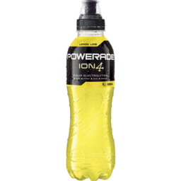 Photo of Powerade Ion4 Lemon Lime Sports Drink Sipper Cap 600ml 600ml