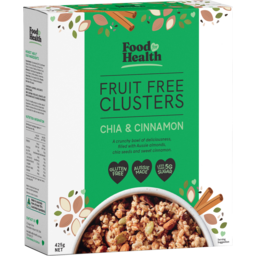 Photo of Food For Health Chia & Cinnamon Fruit Free Gluten Free Clusters 425g
