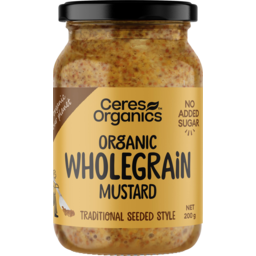 Photo of Ceres Organics Traditional Seeded Style Wholegrain Mustard 200g