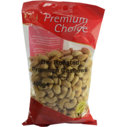Photo of Premium Choice Cashews Dry Roasted 400g