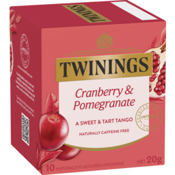Photo of Twinings Infusions Cranberry & Pomegranate Flavoured 10pk