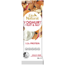 Photo of Go Natural Yoghurt Fruit & Nut Bar 50g