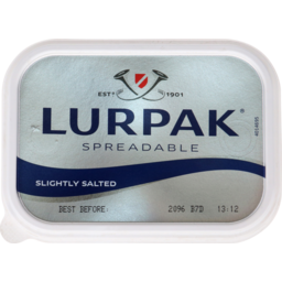 Photo of Butter Slightly Salted Lurpak Spreadable Danish 250g