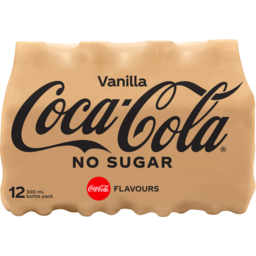 Photo of Coca Cola Vanilla No Sugar 12x300ml
