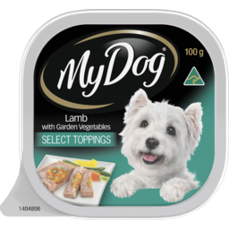 Photo of My Dog Select Toppings Lamb With Garden Vegetables Dog Food