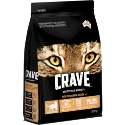 Photo of Crave Dry Cat Food Chicken 500gm