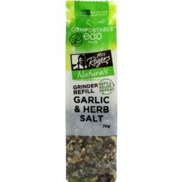 Photo of Mrs Rogers Naturals Grinder Refill Garlic And Herb