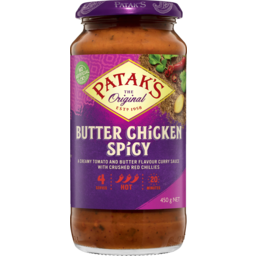 Photo of Pataks Butter Chicken Spicy Hot Simmer Sauce