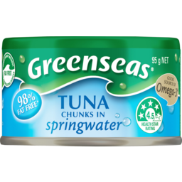 Photo of Greenseas Tuna Chunks In Springwater 98% Fat Free 95g
