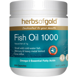 Photo of HERBS OF GOLD Fish Oil 1000 Wild Caught 400caps