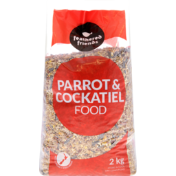 Photo of Feathered Friends Parrot & Cockatiel Food 2kg