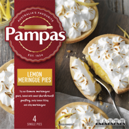Photo of Pampas Lemon Meringue Pies 4 Pack
