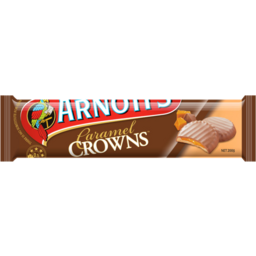 Photo of Arnotts Caramel Crowns Chocolate Biscuits