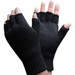 Photo of Gloves Men Knit Thins Half Finger