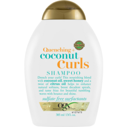 Photo of Vogue Ogx Ogx Quenching + Coconut Curls Shampoo For Curly Hair