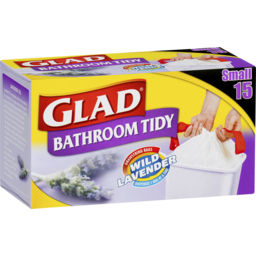 Photo of Glad Bathroom Tidy Drawstring Bags Small